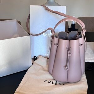 Polene Huit handbag in Nude